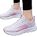 Wabkderpu Womens Walking Running Shoes Lightweight Non-Slip Platform Fashion Sneakers Workout Gym Mesh Breathable Training Sneakers Comfortable Slip On Tennis Shoes Pink