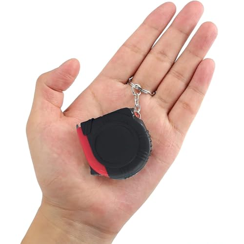 Cinta Métrica Mini Retráctil 1m con Llavero 5 Unidades miniatura 5