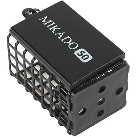 Mikado Metall Futterkorb mit Wirbel und Boden Futter Korb Feeder Angelkorb 10g-80g ) Cover