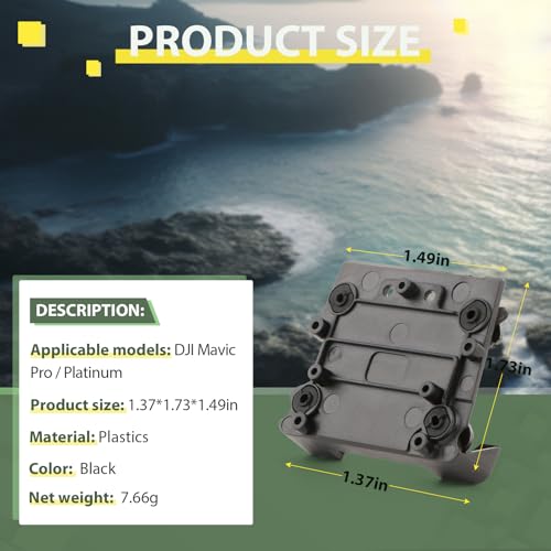 Image of Gimbal Vibration Absorbing Board for DJI Mavic Pro Replacement Upper Mount Vibration Damping Board for Mavic Pro Platinum Rubber Dampners Accessories with Repair Tool