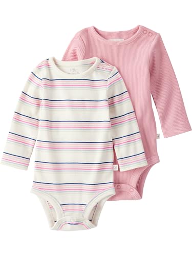 Image of little planet by carter's baby-girls 2-pack Long Sleeve Bodysuits Made With Organic Cotton