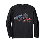 キングエドワード2世機関車エンジンを訓練する 長袖Tシャツ