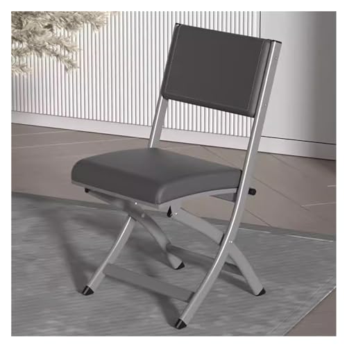 DFEDHF Premium Metal Folding Chair: Padded, Foldable, and Stylish – Perfect for Office, Kitchen, or Living Room