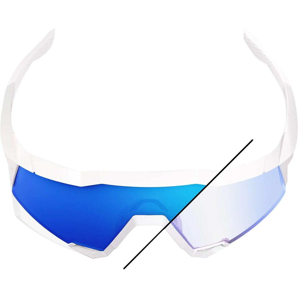 Amazon.com: 100% Speedcraft XS Sunglasses, Bastille LE/Pearl White