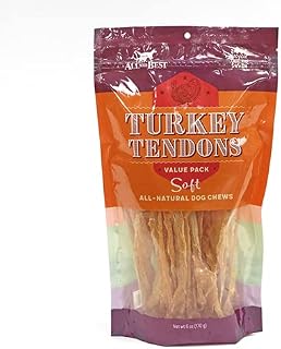 All The Best, Turkey Tendons Value Bag, 6 Ounce