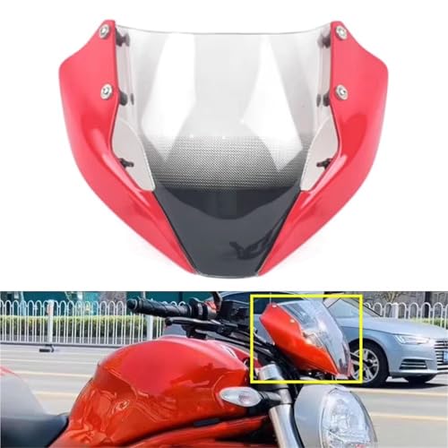 Déflecteur de vent de moto pour les roadtrips en Monster 1200