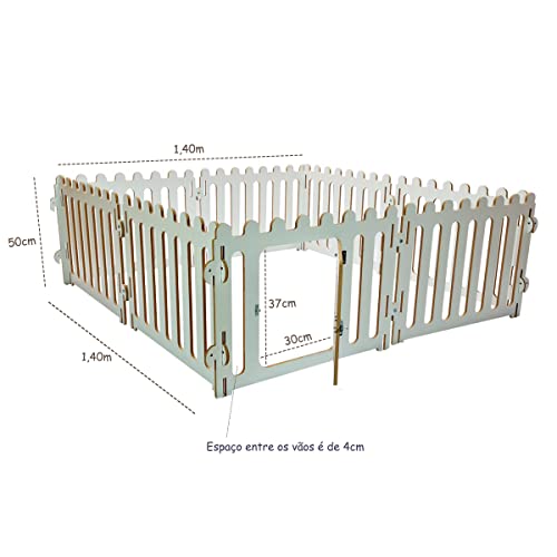 Cercado pet desmontável movél cachorro cães de luxo madeira