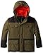 U.S. Polo Association Big Boys' Parka with Heavy Textured Dobby Trim