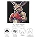 Boxing King Kangaroos Silk Like Head Scarf for Women Bandana for Hair Wrapping Fashion Accessory Square Hair Scarves 25