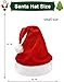 Pack 6 de Gorros Papá Noel para Navidad, Sombrero Santa Claus de...