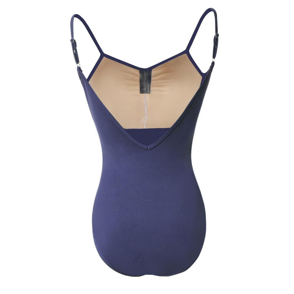 ROYAL SMEELA Justaucorps dos nu pour femmes sans manches justaucorps justaucorps débardeur hauts bretelles Cami Camisole Gymnastique Body justaucorps Vêtements de danse Leotard Bodysuit