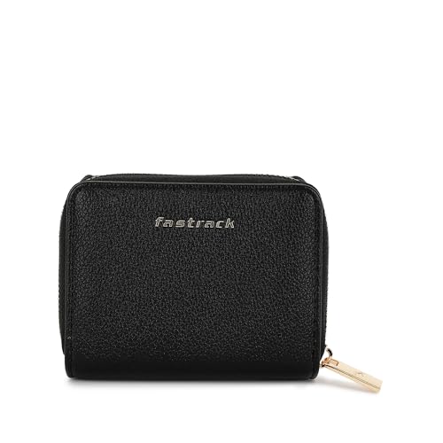 Image of Fastrack Women's Mini Organizer Wallet | Flap Closure, Tri-Fold Design, Zip Coin Pocket, Card & Cash Slots | Compact & Organized | 6 Months Warranty