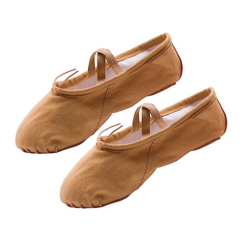 GLEAVI 3 Pairs Ballet Practice Shoes Shoes Girls Ballet Flats Ballet Shoes Slippers Princess Ballet Shoes Barre Ballet Shoes Flats Canvas Dance Shoes Aldult Yoga Shoes