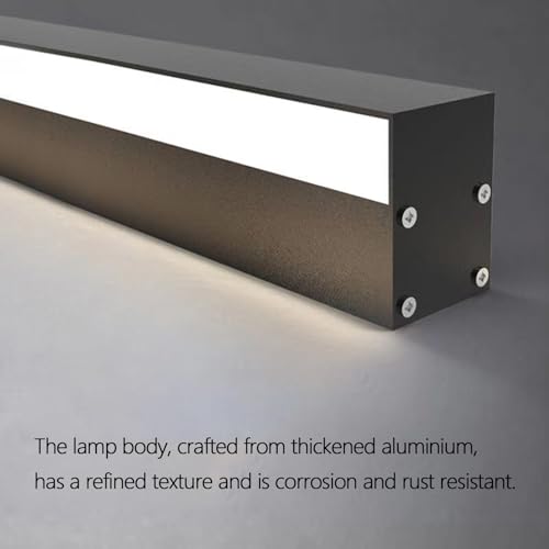LED aplique de pared con interruptor enchufe interior rectangular moderno para lectura 2