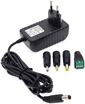 JZK DC 12 W 12 V 1 A Adaptador Fuente alimentación, Cargador Pare...