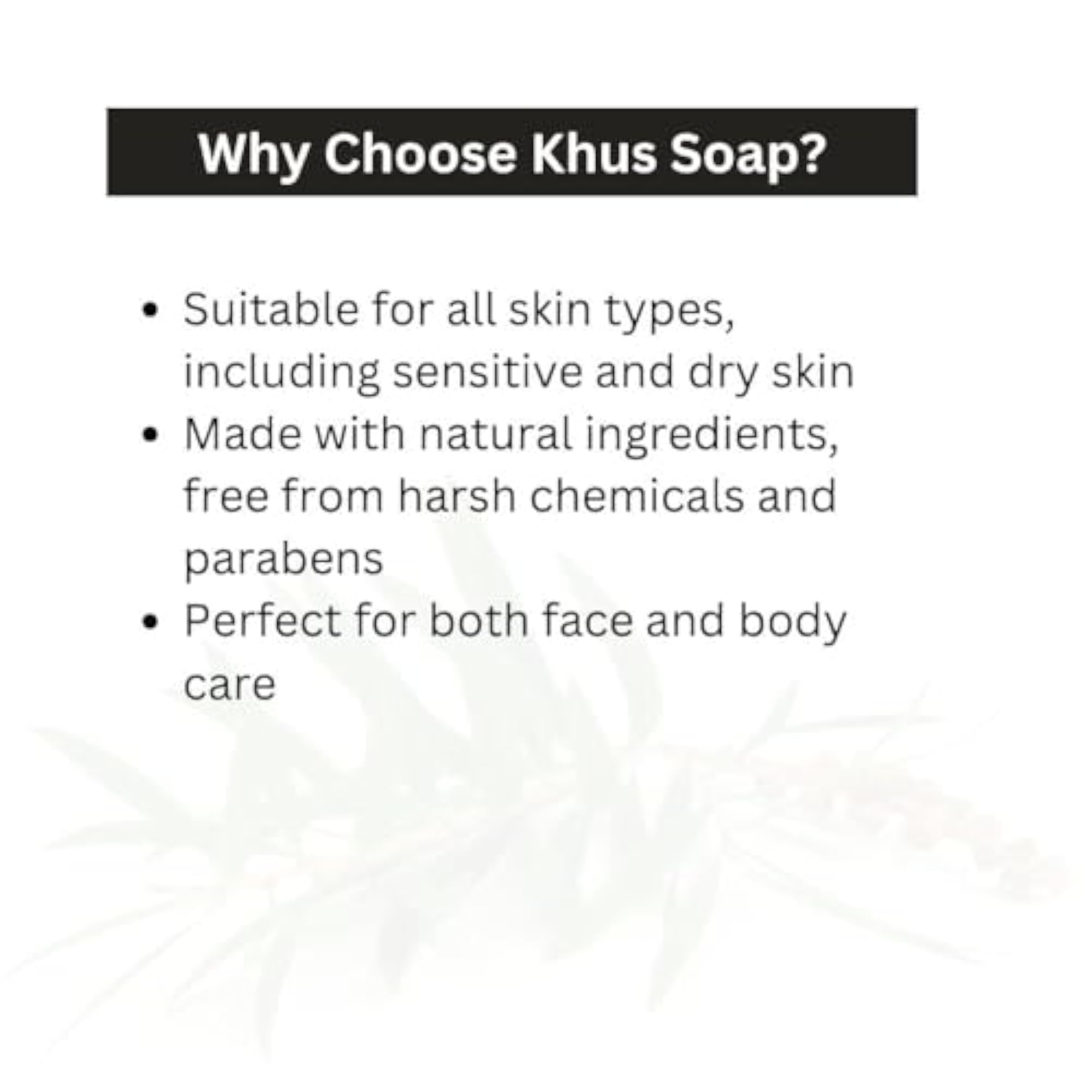 Herbal Khus Soap, Natural Skin Nourishment