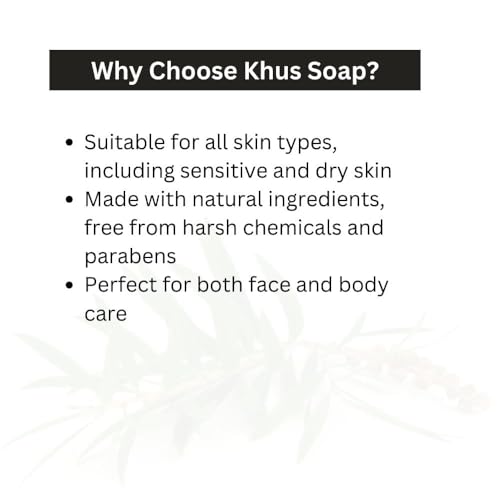 Image of Khadi Pure Herbal Khus Soap 125g (Pack of 5) (625g)