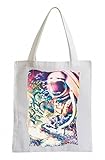 Henkellänge: 30 cm Space Trippin Cooler Party Jutebeutel