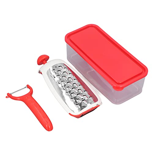 Cortador de Verduras 4 en 1 Zerodis Acero Inoxidable Rojo miniatura 6