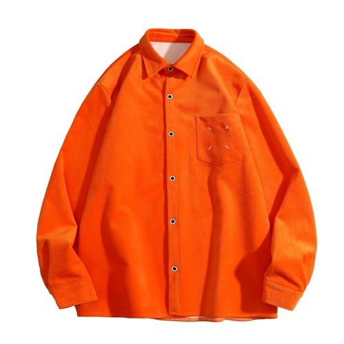 T-Shirt Homme Boutonné Couleur Unie - Haut Confortable Manches Longues