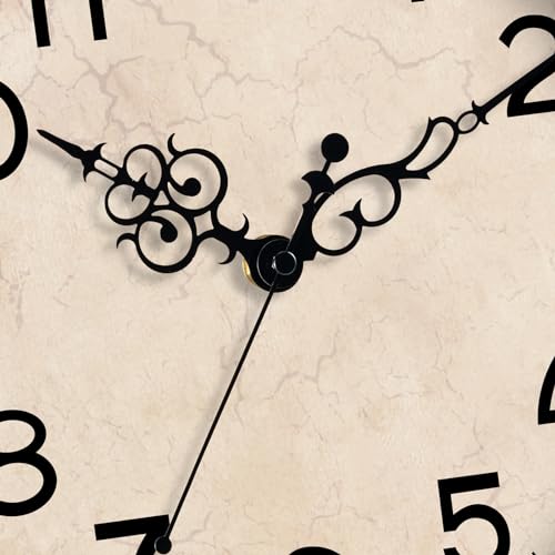 Image of KECYET Wall Clock, Vintage, 12 Inch Kitchen Wall Clocks Battery Operated Non Ticking, Silent Retro Teal Clock Decorative for Living Room, Bathroom, Office, Home, Farmhouse