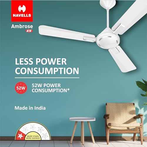 Havells 1200mm Ambrose ES Ceiling Fan | Premium Matt Finish - Image 3