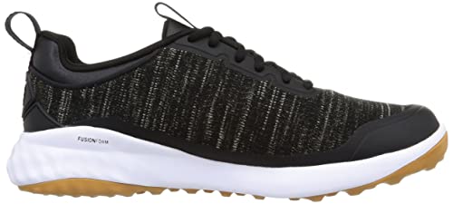 Image of Puma Fusion Pro Men's Golf Shoes, 23 Fall /Winter Colors Puma Black /Puma Silver (377041) (03), 8.5