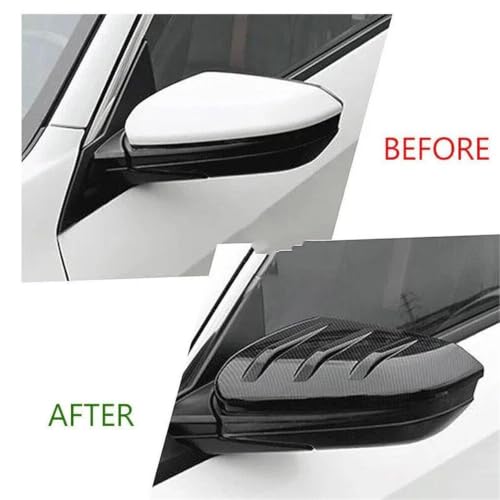 Boîtier rétroviseur Civic 2016-2020 coque carbone noir brillant extérieur - 4