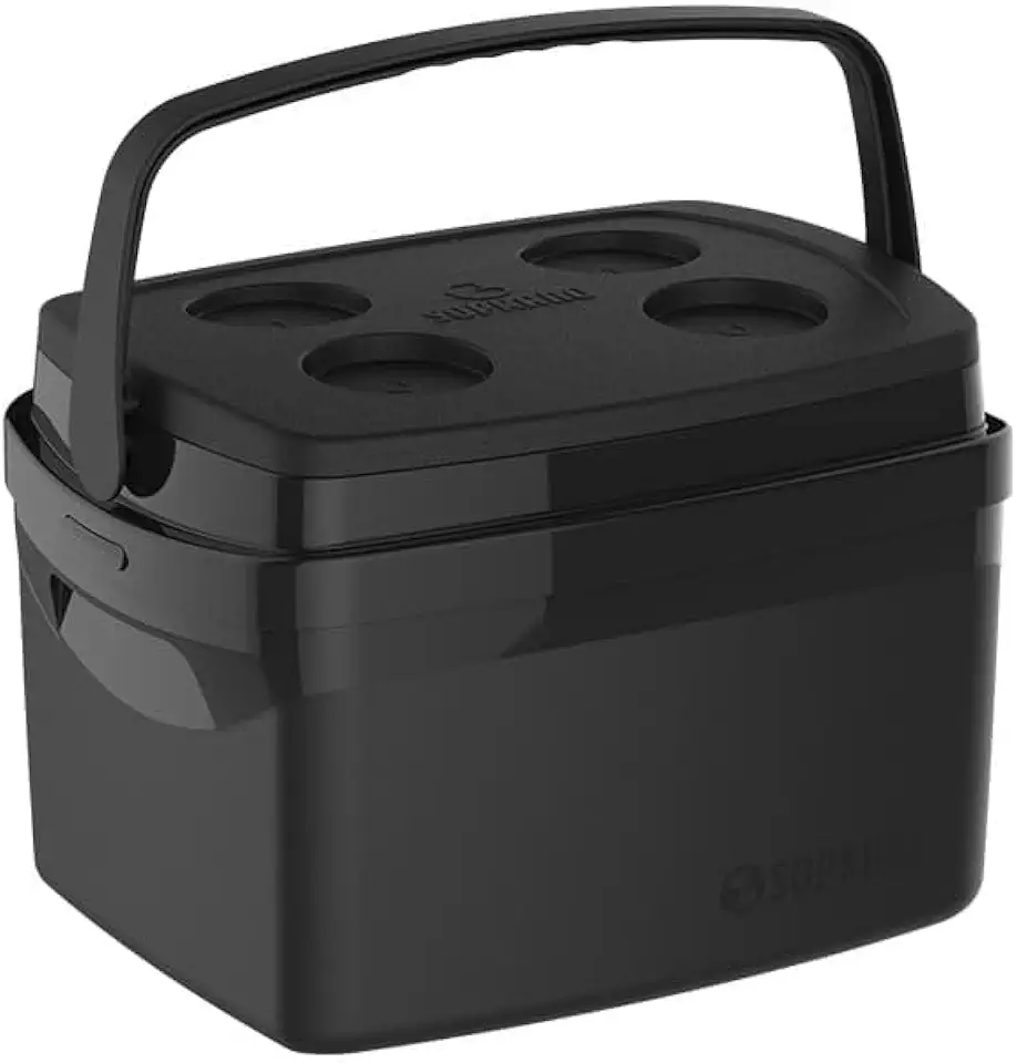Caixa Térmica 12 L Preto Tropical - Soprano