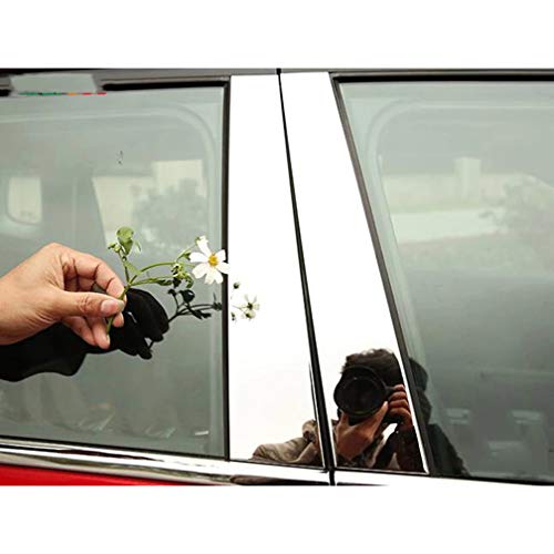 AKKNE Acciaio Inox Auto Finestrino B Pilastro