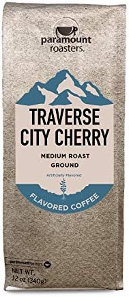 Traverse City Cherry Ground Coffee by Paramount Roasters, 1-12 ounce package from Paramount Coffee Company