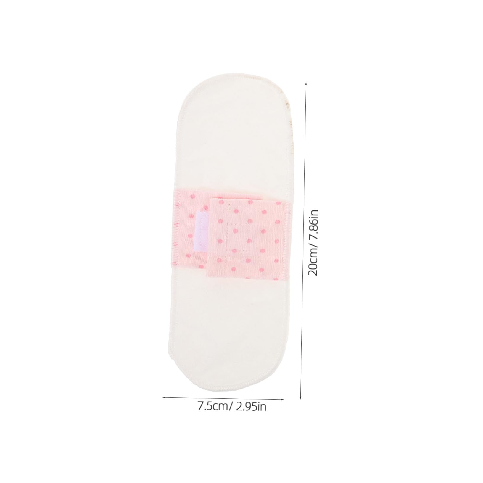 FOMIYES 12piezas Almohadillas Menstruales Reutilizables De Algodón y Absorbente De Impermeables y Lavables Toallas Sanitarias Ecológicas Para Mujeres