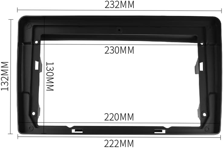 9 Inch Android Head Unit Car Radio Frame Kit Compatible with Azera Grandeur TG 2005-2011 Auto Stereo Dash Panel Fascia Cable(Frame kit cable)