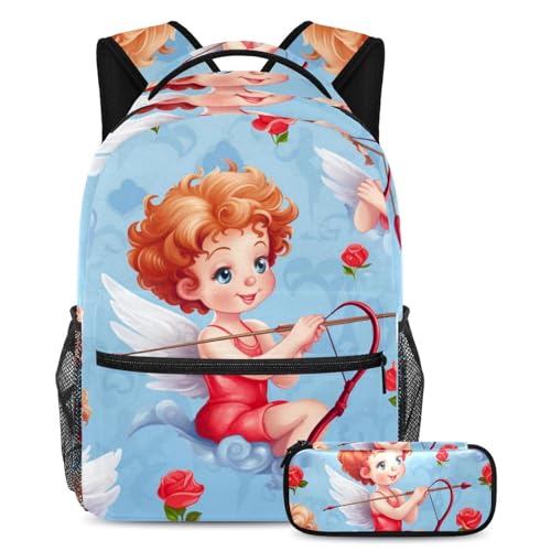 Ensemble de 2 sacs d'école Cupidon pour ranger facilement les grands classeurs sans abîmer les coins