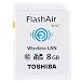 Produktbild Toshiba SDHC Speicherkarte (FlashAir) 8 GB sd-wc008g