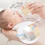 Pigeon PPSU Nursing Baby Bottle Wide Neck, Anti-Colic, Streamlined Body, Natural Feel, Easy to Clean, 5.4 Oz(Pack of 2), Includes 2pcs SS Nipples (0m+) - Image 3