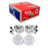DNJ P297A Piston Set Standard for 1996-2000 Honda Civic Civic del Sol 1.6L L4 16V SOHC 1588cc