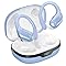 HAOYUYAN Wireless Earbuds, Sports Bluetooth Headphones, 80Hrs Playtime Ear Buds with LED Power Display, Noise Canceling Headset, IPX7 Waterproof Earphones for Workout/Running (Blue)