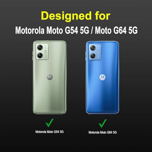 Image of Magnetic Transparent Mobile Cover for G64 Wireless Charging Compatible Shockproof Case with Slim Matte Back, Anti Yellow Hard Pc Protective Back Cover [ Black]