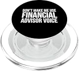 Asesor financiero gracioso - No me hagas usar mi PopSockets PopGrip para MagSafe