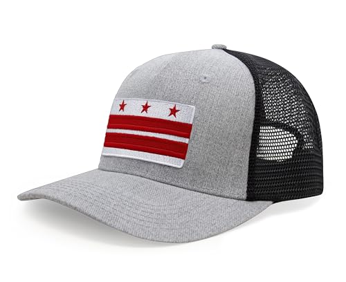 Image of International Tie City Hat for Men and Women, Adjustable Snapback Trucker Baseball Cap with Embroidered Patch