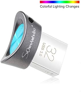 Mini USB 3.0 USB Flash Drive 32GB Memory Stick with LED Metal Pen