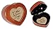 Produktbild I Love You A Bushel & A Peck Woodgrain Finish Heart Music Box - Plays Tune You Light Up My Life by Cottage Garden