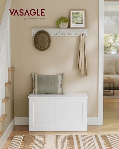 Banc à chaussures VASAGLE avec 2 charnières de sécurité pour chambre - 3