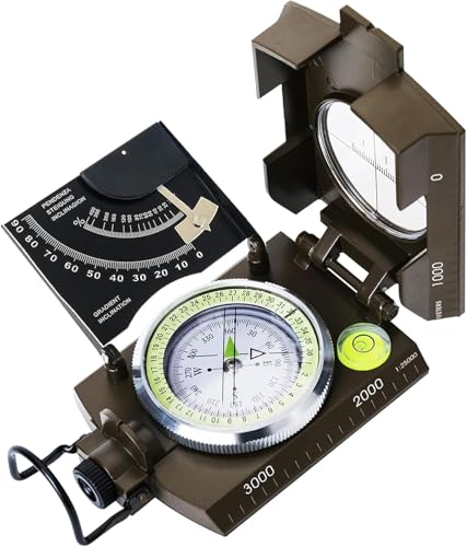 Boussole militaire contre la perte de signal : inclinomètre et visée optique