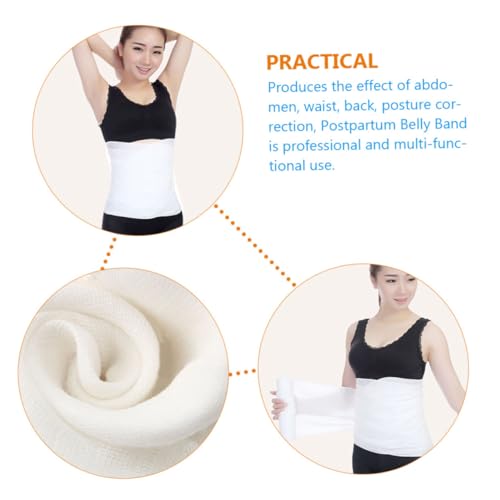 Faja abdominal postparto talla XXL soporte cómodo blanco miniatura 2