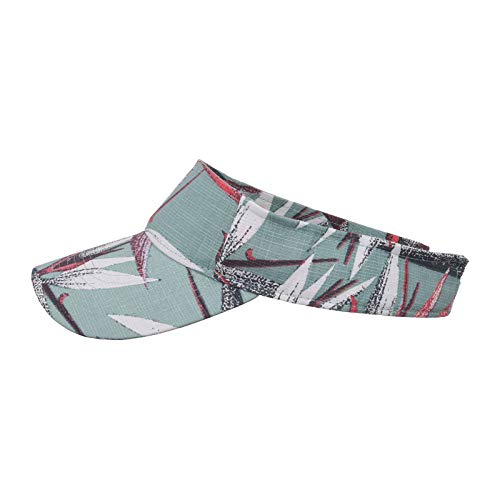 Hawaiian Visor Baseball Cap Floral Hat Fashion Tropical Hats Sun Protection Sun Caps (D, Free Size) #TOP4