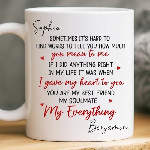 Personalized Sometimes It's Hard To Find Words To Tell You