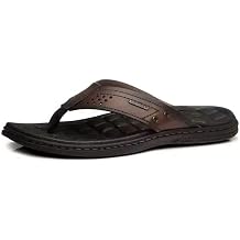 PEGADA PGD P Mens Leather Sandals, Brown, Slip-on Style, Anatomical Comfort Insole, AMORTECH Cushioning, Model 131221