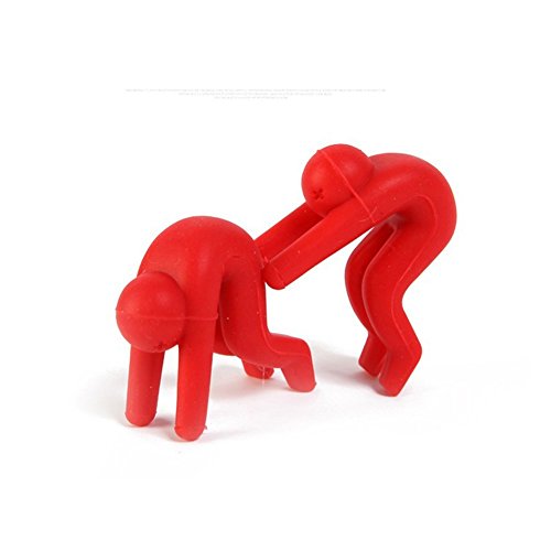 Fivebop Lid Lifter, Spill-proof Lid Lifter for Soup Pot, Kitchen Cooking Tools Pack of 2 (Red)